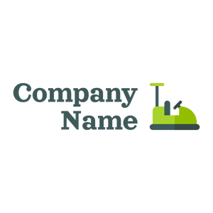 Bumper car logo on a White background - Unterhaltung & Kunst