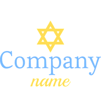 Logotipo de estrella de David - Religión Logotipo