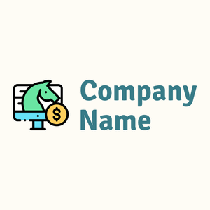 Race logo on a Floral White background - Animales & Animales de compañía