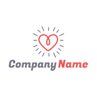 heart with lines logo - Centri benessere & Estetica