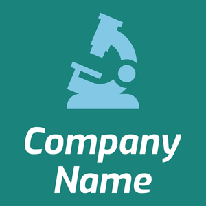 Microscope logo on a Elf Green background - Medicina & Farmacia