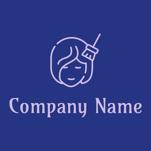 Hair dye logo on a Endeavour background - Moda & Belleza