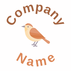 Copper Bird on a White background - Animali & Cuccioli