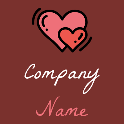 Heart logo on a Lusty background - Rencontre