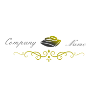 Logo en anillos sobre cojín - Servicio de bodas Logotipo