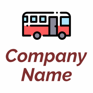 Red Bus logo on a White background - Automobiles & Vehículos