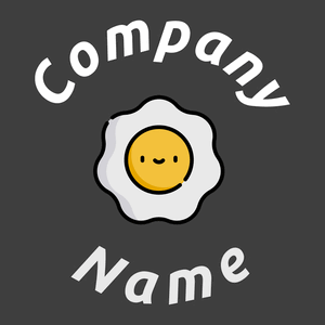Egg logo on a Charcoal background - Landbouw