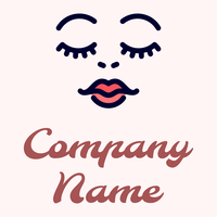 Eyelash logo on a Snow background - Moda & Bellezza