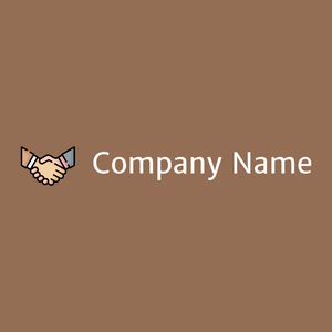 Deal logo on a Leather background - Abstrait