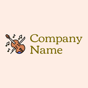 Music logo on a Seashell background - Entertainment & Arts