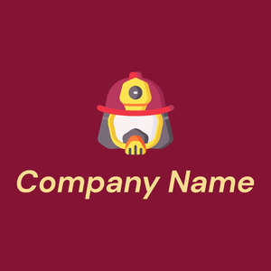 Mask on a Falu Red background - Sicurezza