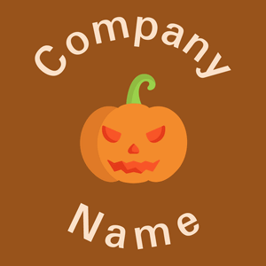 Mad Pumpkin on a Golden Brown background - Arte & Entretenimiento