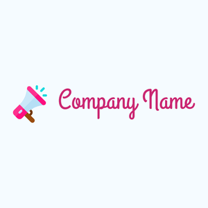 Megaphone logo on a Alice Blue background - Business & Consulting