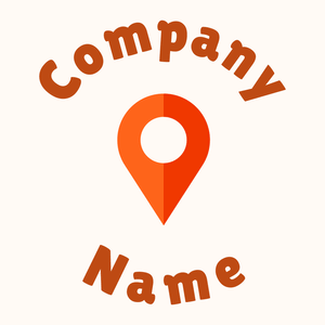 Location logo on a Seashell background - Comunicaciones