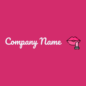 Lipstick logo on a Cerise background - Mode & Schoonheid