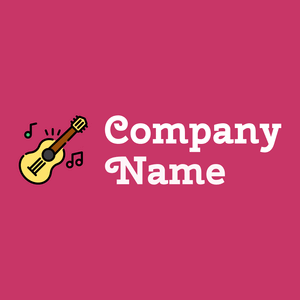 Guitar on a Old Rose background - Divertissement & Arts