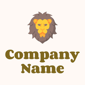 Lion on a Seashell background - Dieren/huisdieren