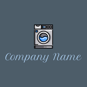 Washing machine logo on a Fiord background - Reinigung & Wartung