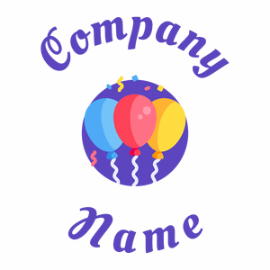 Slate Blue Balloons on a White background - Juegos & Entretenimiento