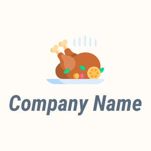 Thanksgiving logo on a Floral White background - Nourriture & Boisson