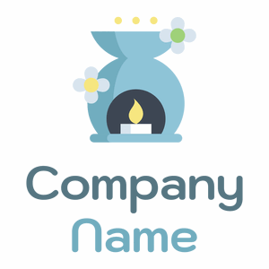 Candle Blue Aromatherapy on a White background - Venta al detalle