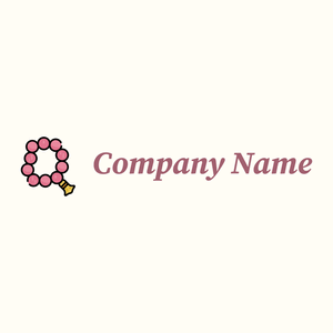 Bead on a Floral White background - Religión