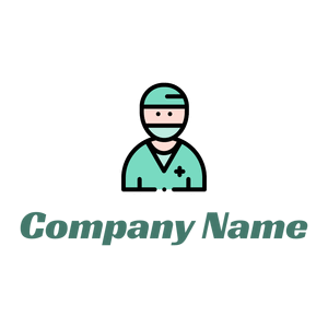 Filled Surgeon logo on a White background - Medical & Pharmaceutical