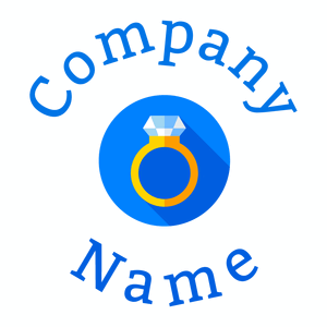 Diamond ring logo on a White background - Servizi nuziali