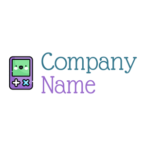 Video console logo on a White background - Abstrait
