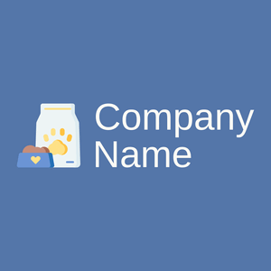 Pet food logo on a San Marino background - Animales & Animales de compañía
