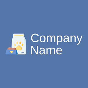 Pet food logo on a San Marino background - Animais e Pets