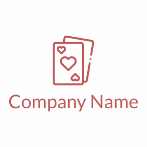 Playing cards logo on a White background - Juegos & Entretenimiento
