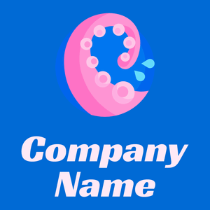 Octopus logo on a Navy Blue background - Animales & Animales de compañía