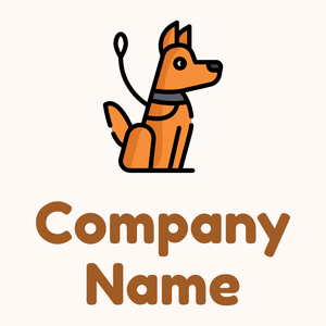 Guide dog logo on a Seashell background - Animaux & Animaux de compagnie