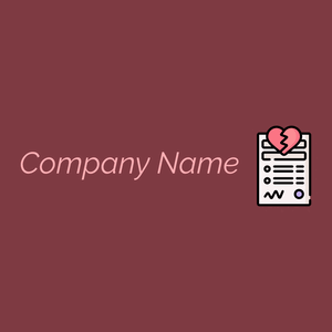 Divorce logo on a Stiletto background - Computer