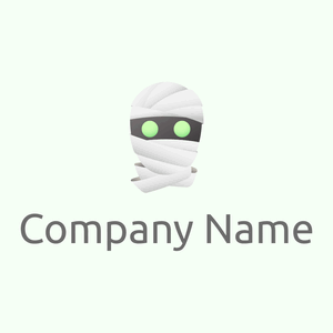 Mummy logo on a Honeydew background - Abstrato