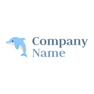 Columbia Blue Dolphin on a White background - Animais e Pets