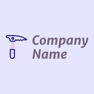Ice axe on a Ghost White background - Domaine sportif