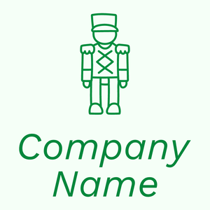 Nutcracker logo on a Honeydew background - Abstracto