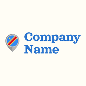 Dodger Blue Democratic republic of congo on a Floral White background - Política