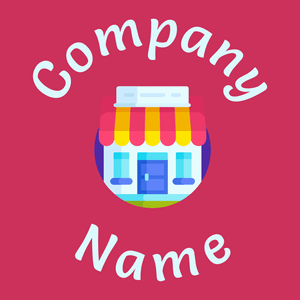 Store logo on a Old Rose background - Real Estate & Mortgage