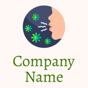 Cough logo on a Seashell background - Medical & Farmacia