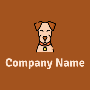 Dog on a Rich Gold background - Animaux & Animaux de compagnie