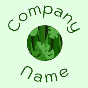 Jungle logo on a Honeydew background - Environnement & Écologie