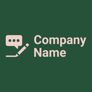 Copywriting logo on a Kaitoke Green background - Entreprise & Consultant