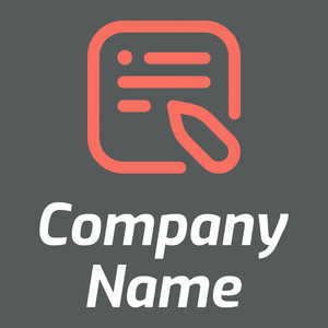 Content marketing logo on a Mako background - Handel & Beratung