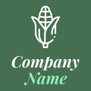 Corn logo on a Killarney background - Agricultura