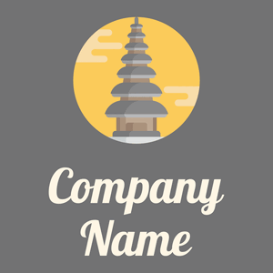 Indonesia logo on a Dolphin background - Abstracto