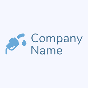 Fuel pump logo on a Ghost White background - Auto & Voertuig