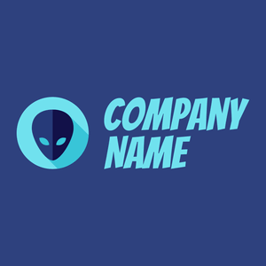 Alien on a Fun Blue background - Spiele & Freizeit